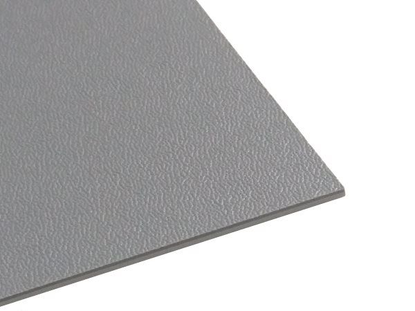 Kunststoffplatte ABS/ASA mittel genarbt 2mm Grau 300 x 200 mm | az-reptec